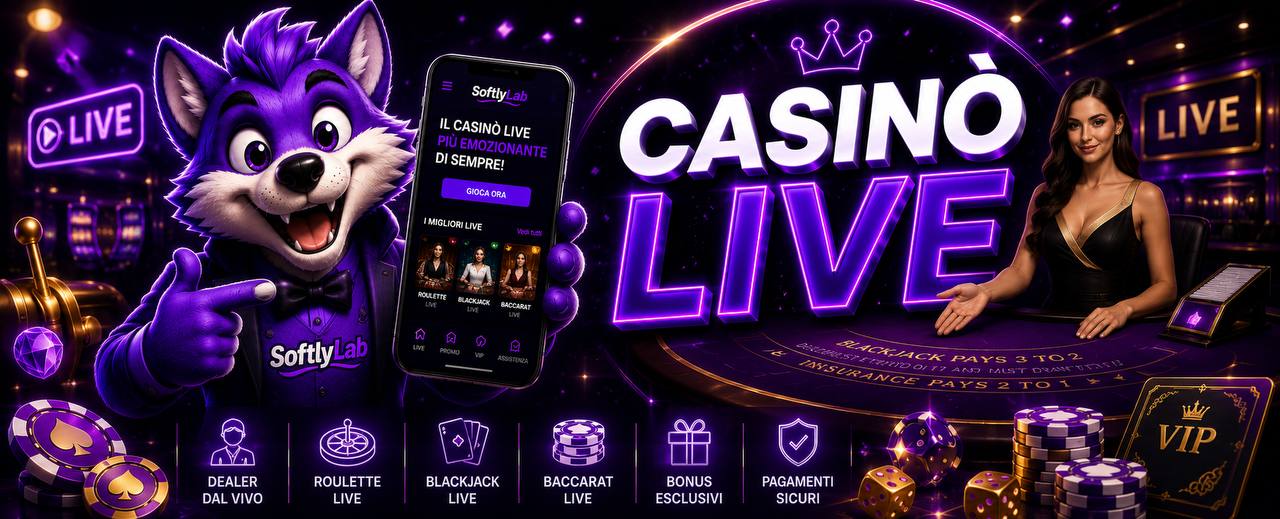 Live casino banner