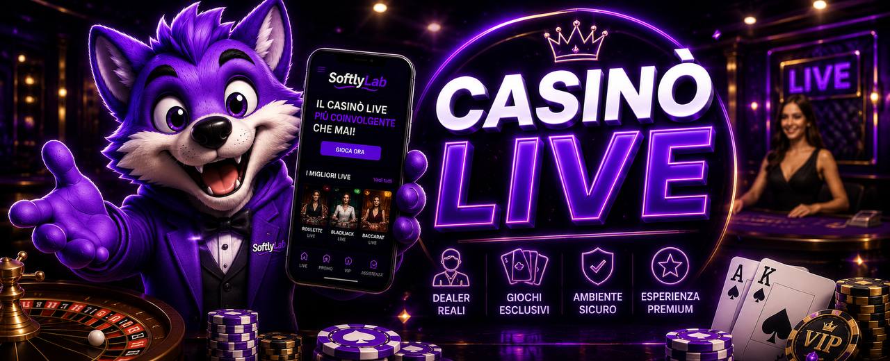 Live casino banner